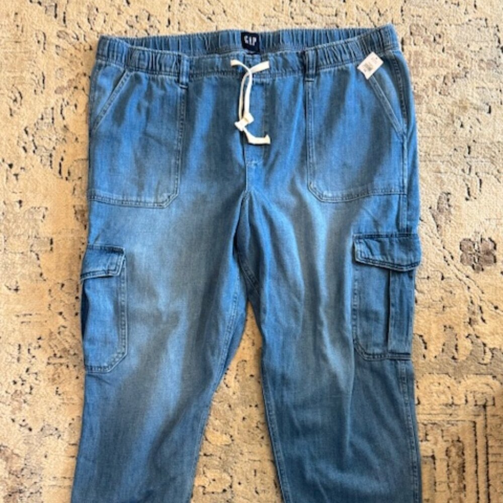 NWT Gap draw string jeans size XXL